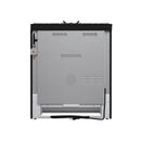 FORNO Espresso Leonardo 30" 5 cu. ft. Gas Range in Stainless Steel with Silver Handles, FFSGS1116-30