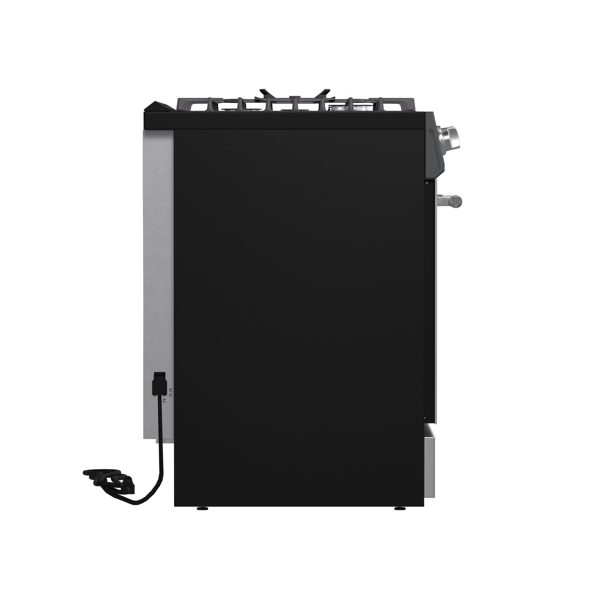 FORNO Espresso Leonardo 30" 5 cu. ft. Gas Range in Stainless Steel with Silver Handles, FFSGS1116-30