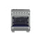 FORNO Capriasca 30″ 4.32 cu. ft. Gas Range with 5 Italian Burners in Stainless Steel, FFSGS6260-30