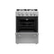 FORNO Breno 24" 2.3 cu. ft. Freestanding Gas Range with 4 Sealed Burners in Stainless Steel, FFSGS6272-24