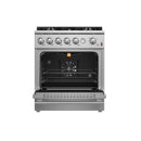FORNO Giovanni 30" 4.32 cu. ft. Gas Range with 5 Sealed Burners, Air Fry Basket, Wok Support and Griddle, FFSGS6274-30