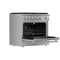 FORNO Marco 36" 5.36 cu.ft. Gas Range with 6 Burners and Built-In Temperature Gauge, FFSGS6277-36