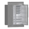 FORNO Maderno 60" 27.2 cu.ft. Convertible Refrigerator and Freezer with Modern Trim Kit, FFFFD1722-60S