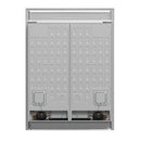 FORNO Maderno 60" 27.2 cu.ft. Convertible Refrigerator and Freezer with Modern Trim Kit, FFFFD1722-60S