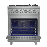 FORNO Massimo 30″ 4.32 cu. ft. Freestanding Gas Range with 5 Burners, FFSGS6239-30