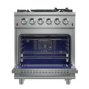 FORNO Massimo 30″ 4.32 cu. ft. Freestanding Gas Range with 5 Burners, FFSGS6239-30