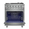 FORNO Massimo 30″ 4.32 cu. ft. Freestanding Gas Range with 5 Burners, FFSGS6239-30