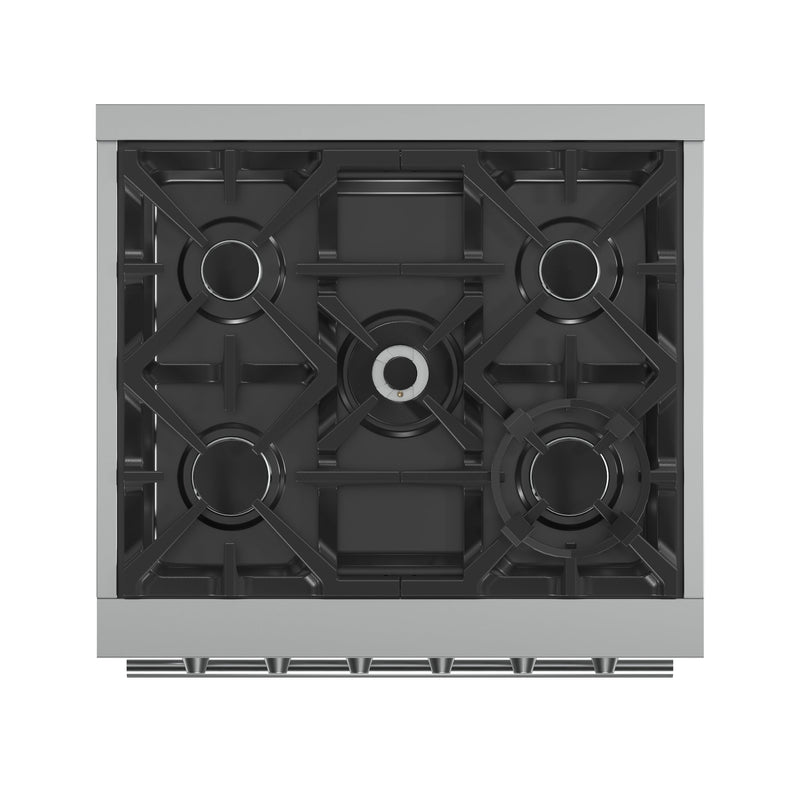 FORNO Massimo 30″ 4.32 cu. ft. Freestanding Gas Range with 5 Burners, FFSGS6239-30