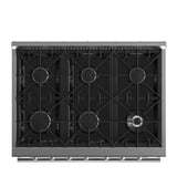 FORNO Galiano 36" 5.36 cu. ft. Gas Range with 6 Italian Burners in Stainless Steel, FFSGS6244-36