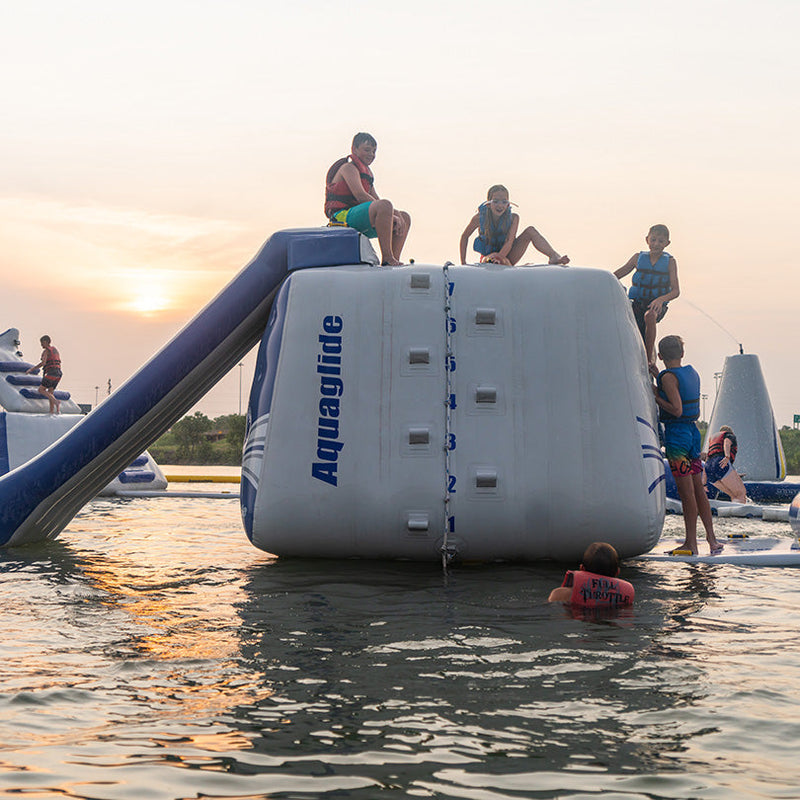 Aqauaglide King of The Mountain Inflatable Wall/slide Combo (Complete Set)