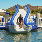 Aquaglide Loki Corner, Dual Entry Luge Slide, Multi-Climb & Cave Feature