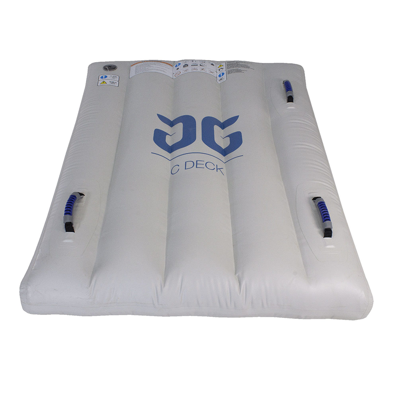 Aquaglide Ricochet 16' Bouncer Aquapark with Slide, Log, and C-Deck