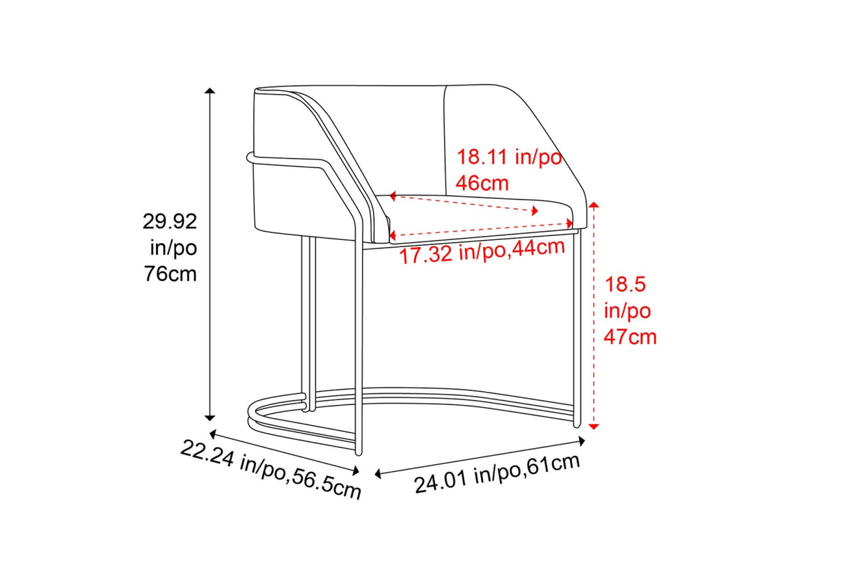 Arabella Leather Dining Chair