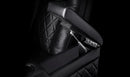 Valencia Tuscany Multimedia Sectional Leather Home Theater Seating Console Left & Dropdown Center Right, Black
