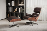 Armoni Leather Chair & Ottoman