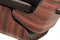 Valencia Armoni Top Grain Leather Lounge Chair & Ottoman, Dark Chocolate