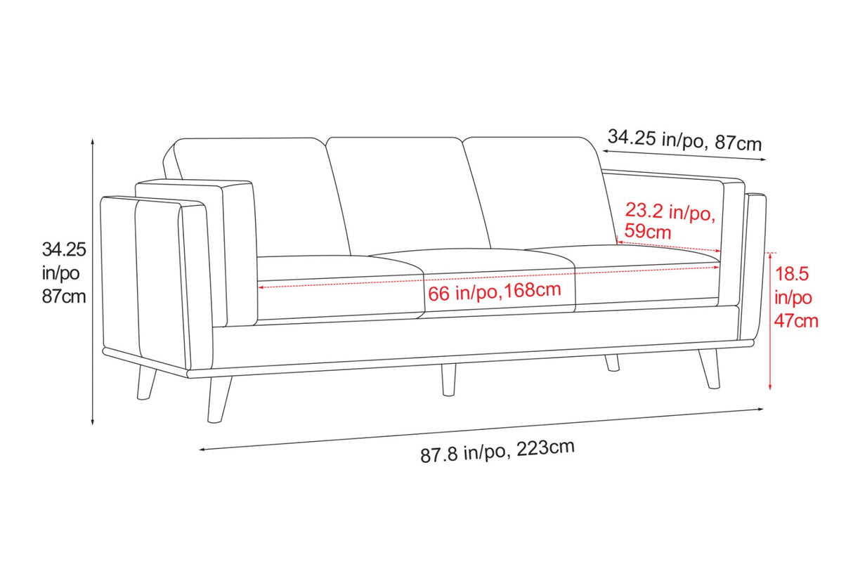 Artisan Swiss Linen Sofa