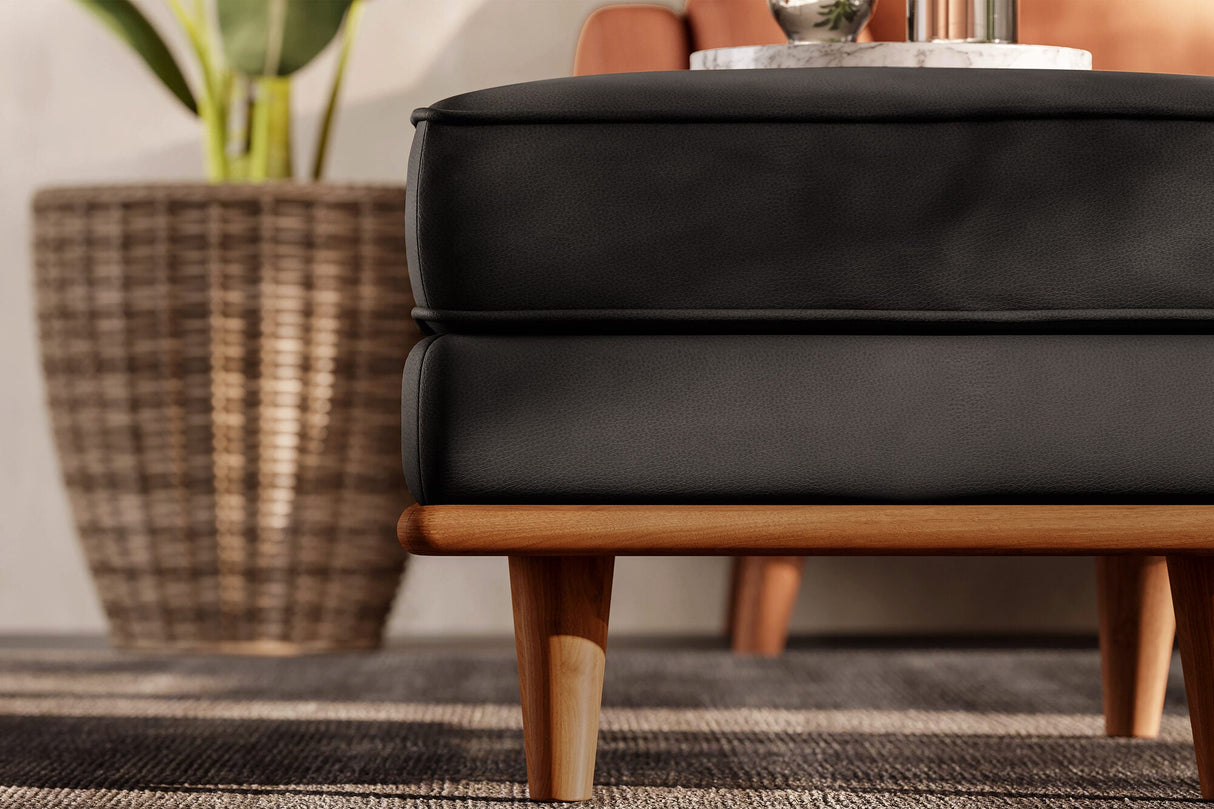 Artisan Leather Ottoman