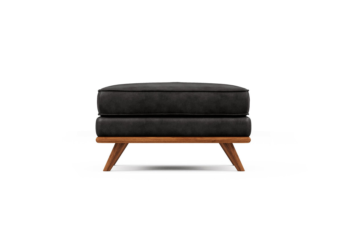 Artisan Leather Ottoman