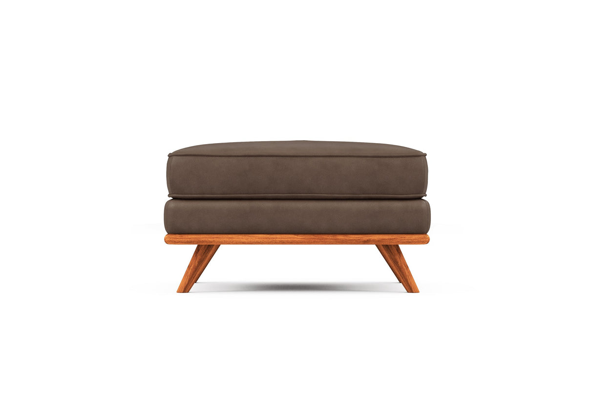 Artisan Leather Ottoman