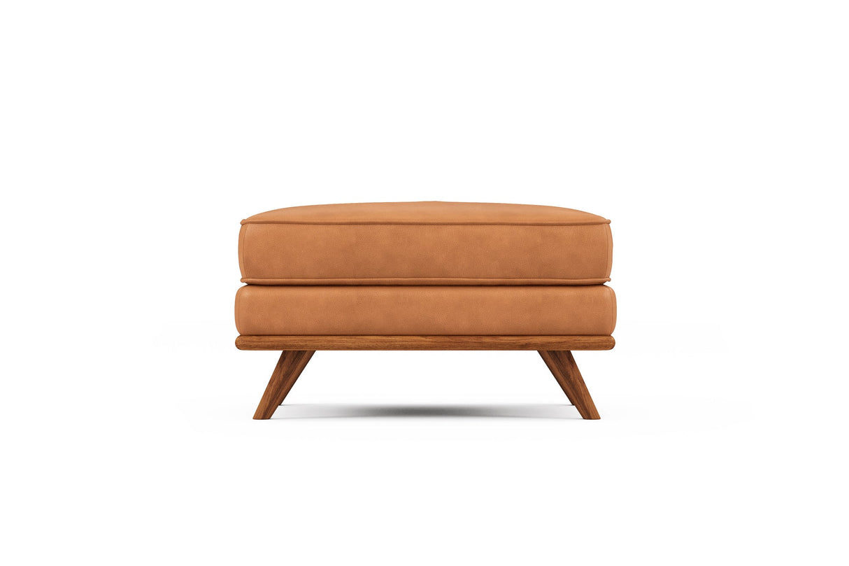 Artisan Leather Ottoman