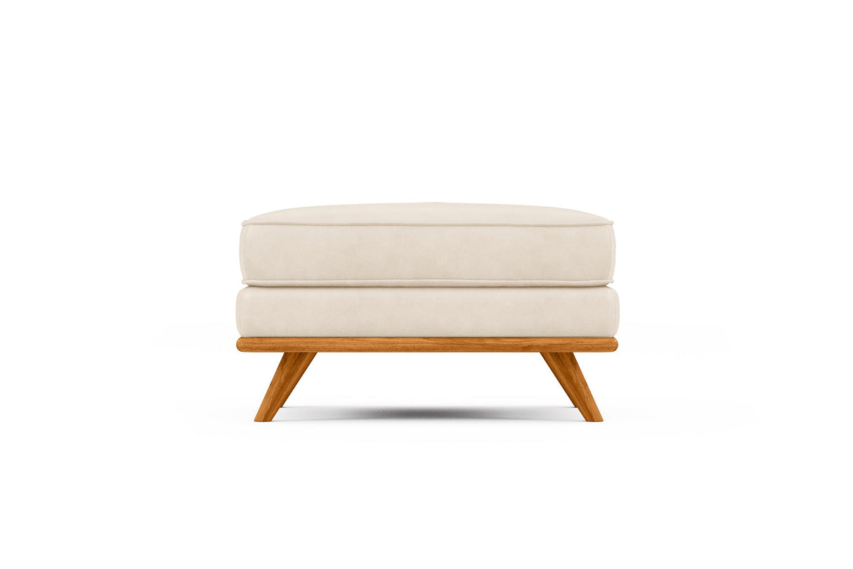 Artisan Leather Ottoman