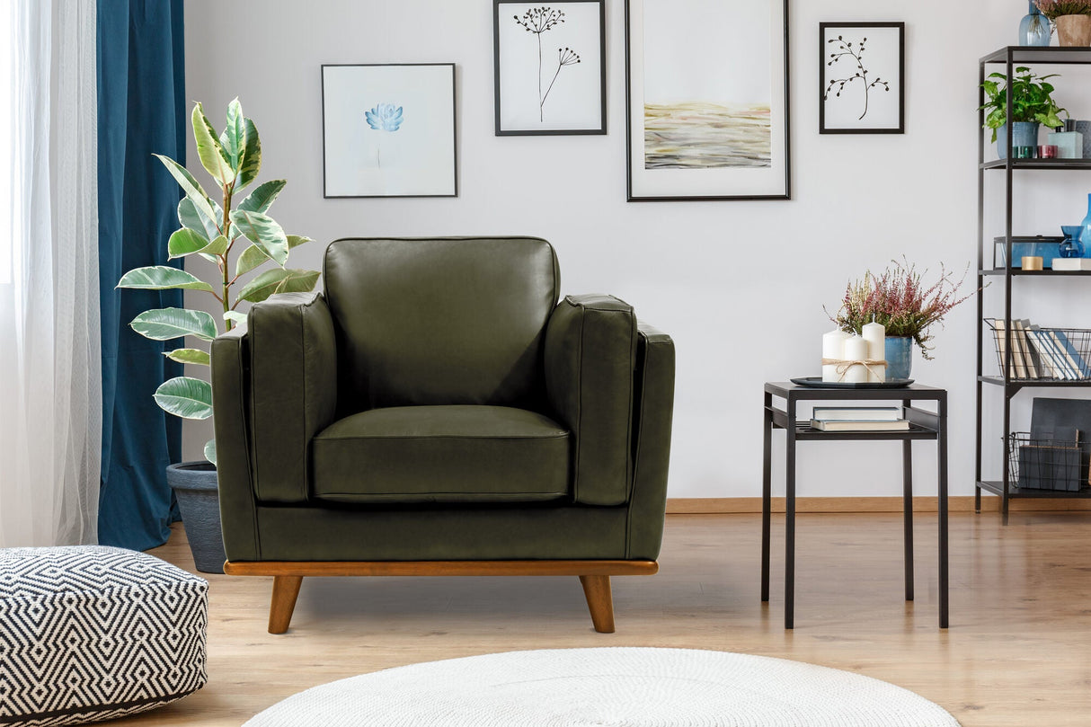 Artisan Leather Accent Chair