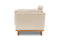 Valencia Artisan Top Grain Leather Accent Chair, Beige