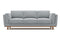 Valencia Artisan Swiss Linen Three Seat Sofa, Grey