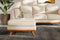 Valencia Artisan Top Grain Leather Ottoman, Beige