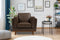 Valencia Artisan Top Grain Leather Accent Chair, Chocolate