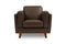Valencia Artisan Top Grain Leather Accent Chair, Chocolate