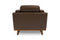 Valencia Artisan Top Grain Leather Accent Chair, Chocolate