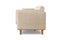 Valencia Artisan Top Grain Leather Wide Three Seats Sofa, Beige