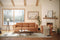 Valencia Artisan Top Grain Leather Wide Three Seats Sofa, Cognac