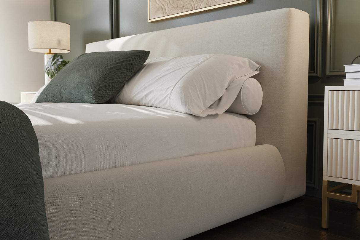 Aubrey Fabric Upholstered Bed Frame