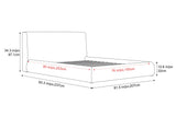 Aubrey Fabric Upholstered Bed Frame