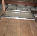 Detailed view of the platform's metal frame and cable system, showing its sturdy construction for heavy-duty use
