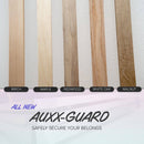 Angled view showcasing the sturdy metal construction of the Auxx Guard attached to the Auxx Lift