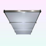 Top-down view of the Auxx Lift Cover installed over a platform lift, showcasing full surface coverage