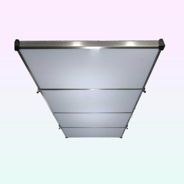 Top-down view of the Auxx Lift Cover installed over a platform lift, showcasing full surface coverage