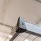Close-up of the platform's vinyl-coated steel cables, showcasing their durability and rust resistance.