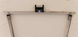 Close-up of the platform's C-channel frame, highlighting its heavy-duty construction and support capabilities
