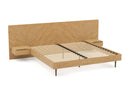 Valencia Ava Wood Platform King Bed, White Oak