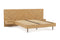 Valencia Ava Wood Platform Queen Bed, White Oak