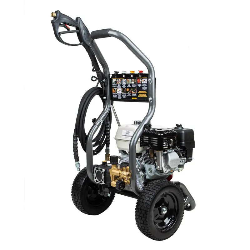 BE Power 3,200 PSI - 2.8 GPM Gas Pressure Washer with Honda GX200 Engine and AR Triplex Pump - BE3265HA