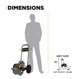 BE Power 1,500 PSI 3.0 GPM 3.0 HP Electric Pressure Washer with Baldor Electric Motor and AR Triplex Pump - B153EA