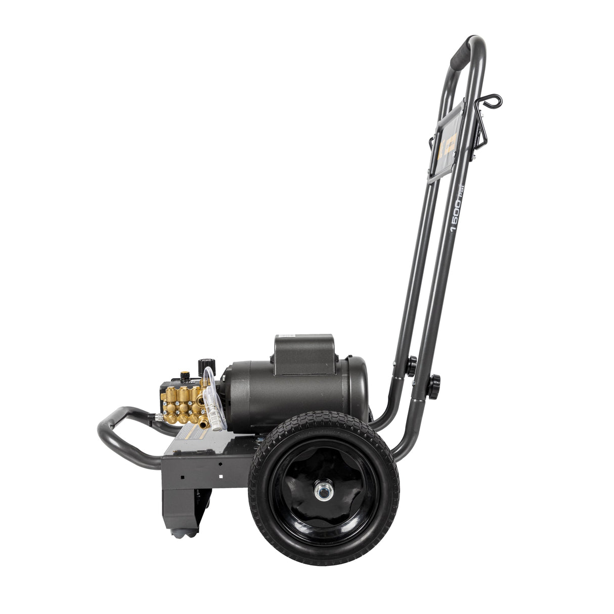 BE Power 1,500 PSI 3.0 GPM 3.0 HP Electric Pressure Washer with Baldor Electric Motor and AR Triplex Pump - B153EA