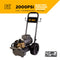BE Power 2,000 PSI 3.5 GPM 5.0 HP Electric Pressure Washer with Baldor Motor and AR Triplex Pump - B205EA