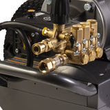 BE Power 2,000 PSI 3.5 GPM 5.0 HP Electric Pressure Washer with Baldor Motor and AR Triplex Pump - B205EA